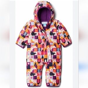 Columbia Baby Snuggly Bunny Bunting Suite Bright Geranium Bearly There 6-12 Mos